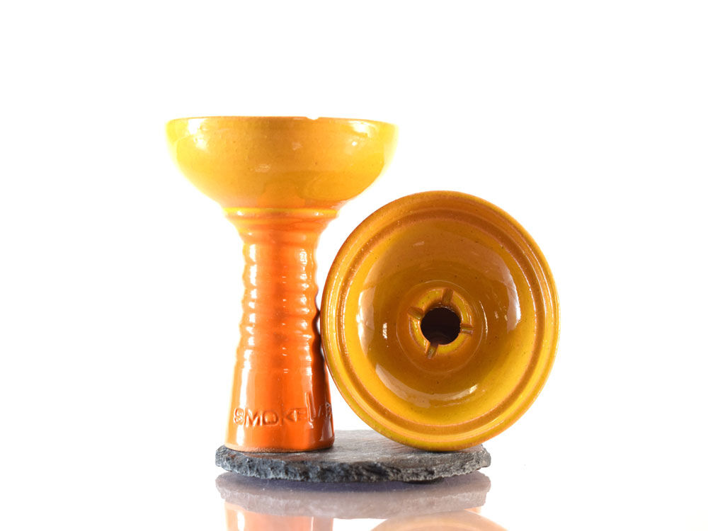 Smokelab Phunnel Two Glaze Yellow Orange Smokelab Phunnel Two Glaze Yellow Orange