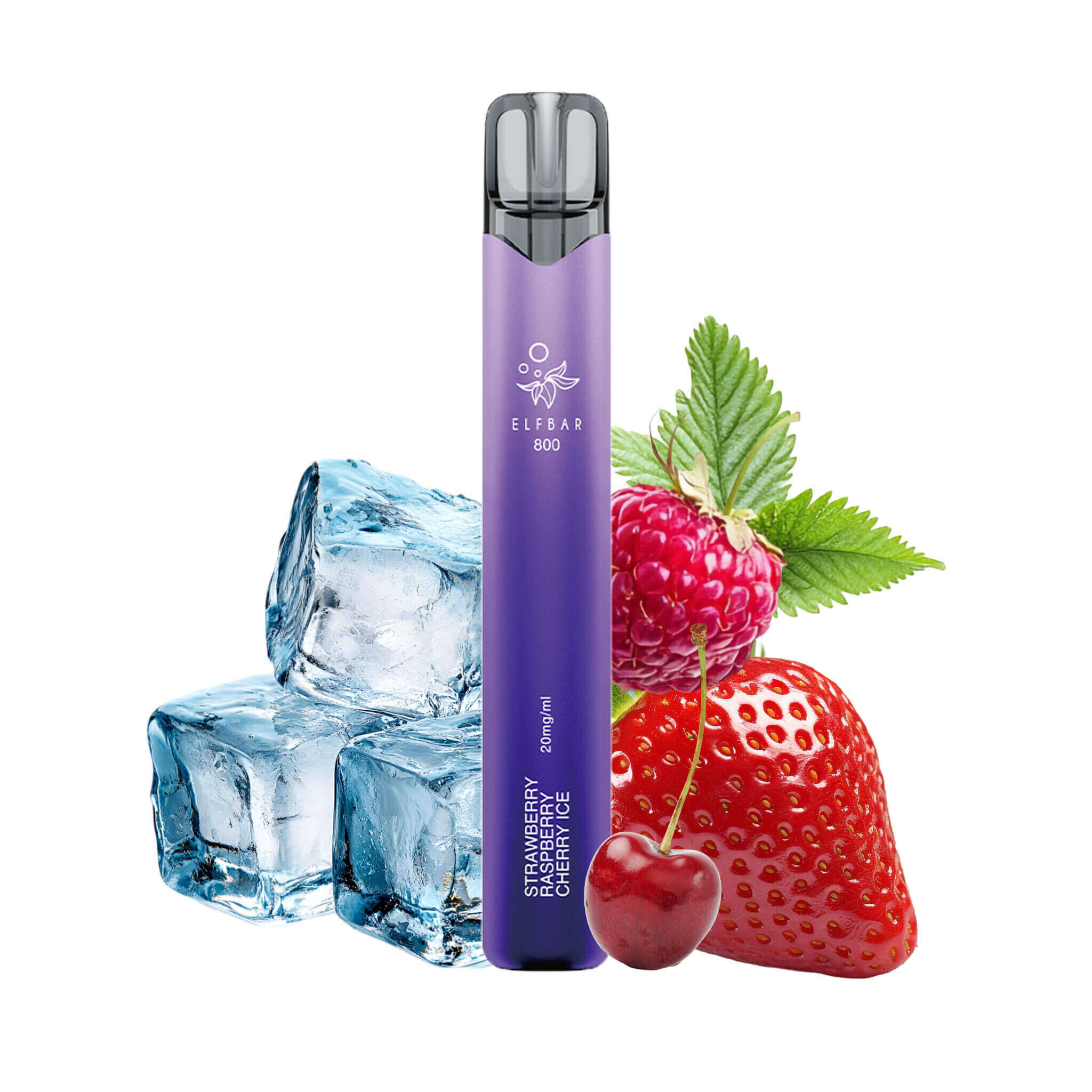 Elfbar 800 Einwegvape Strawberry Raspberry Cherry Ice