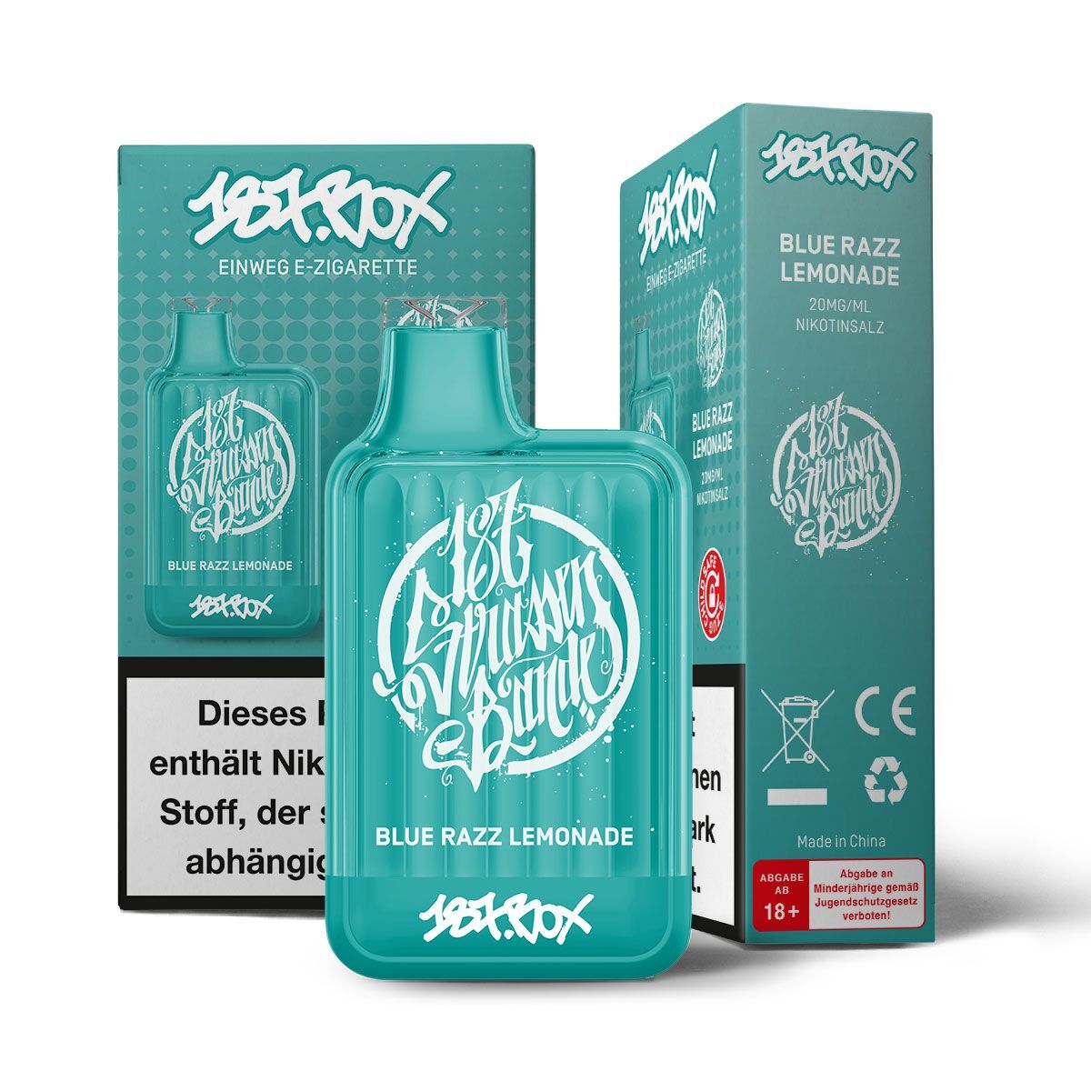 187 Strassenbande Box Vape Blue Razz Lemonade 187 Strassenbande Box Vape