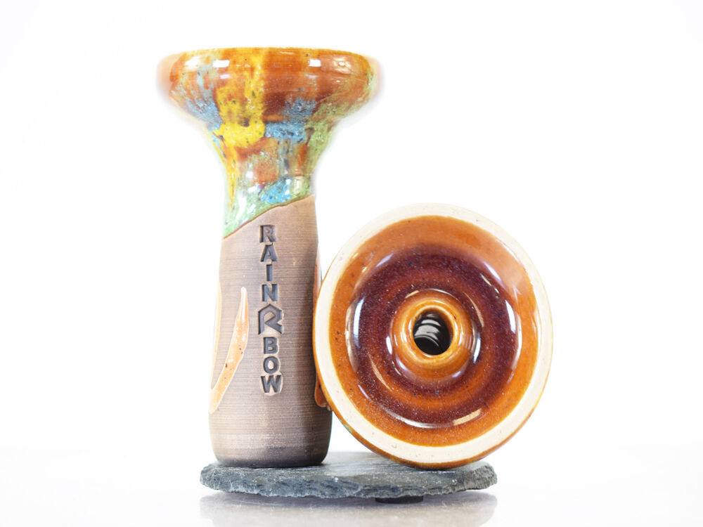 Rainbow Phunnel Glazed Braun Gelb Grün Blau Rainbow Phunnel Glazed Braun Gelb Grün Blau