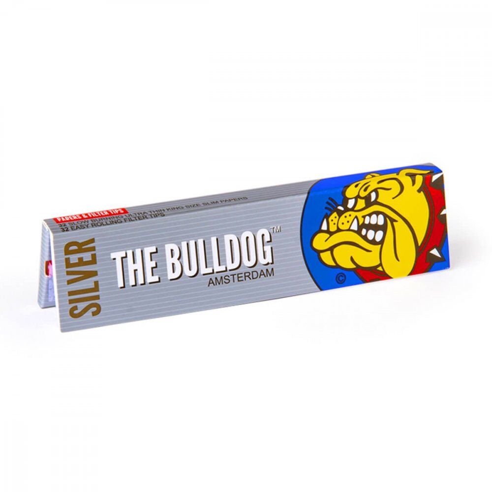 The Bull Dog original Silver King Size Slim Paper + tips Slim
