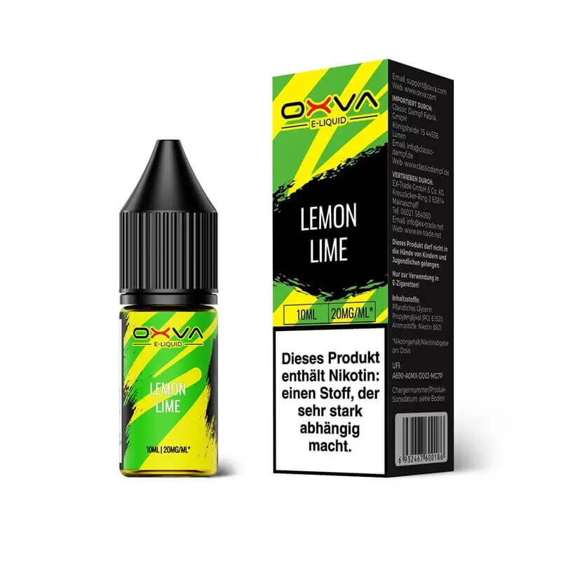 Oxva Liquid Nikotinsalz 10ml Lemon Lime-20mg Oxva Liquid Nikotinsalz 10ml Lemon Lime-20mg