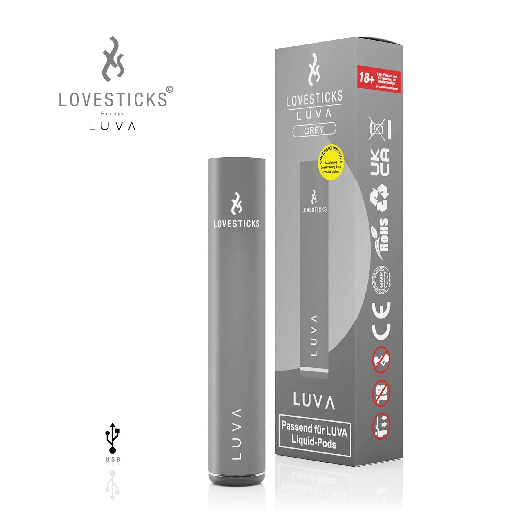 Lovesticks Luva Grau Lovesticks Luva Grau