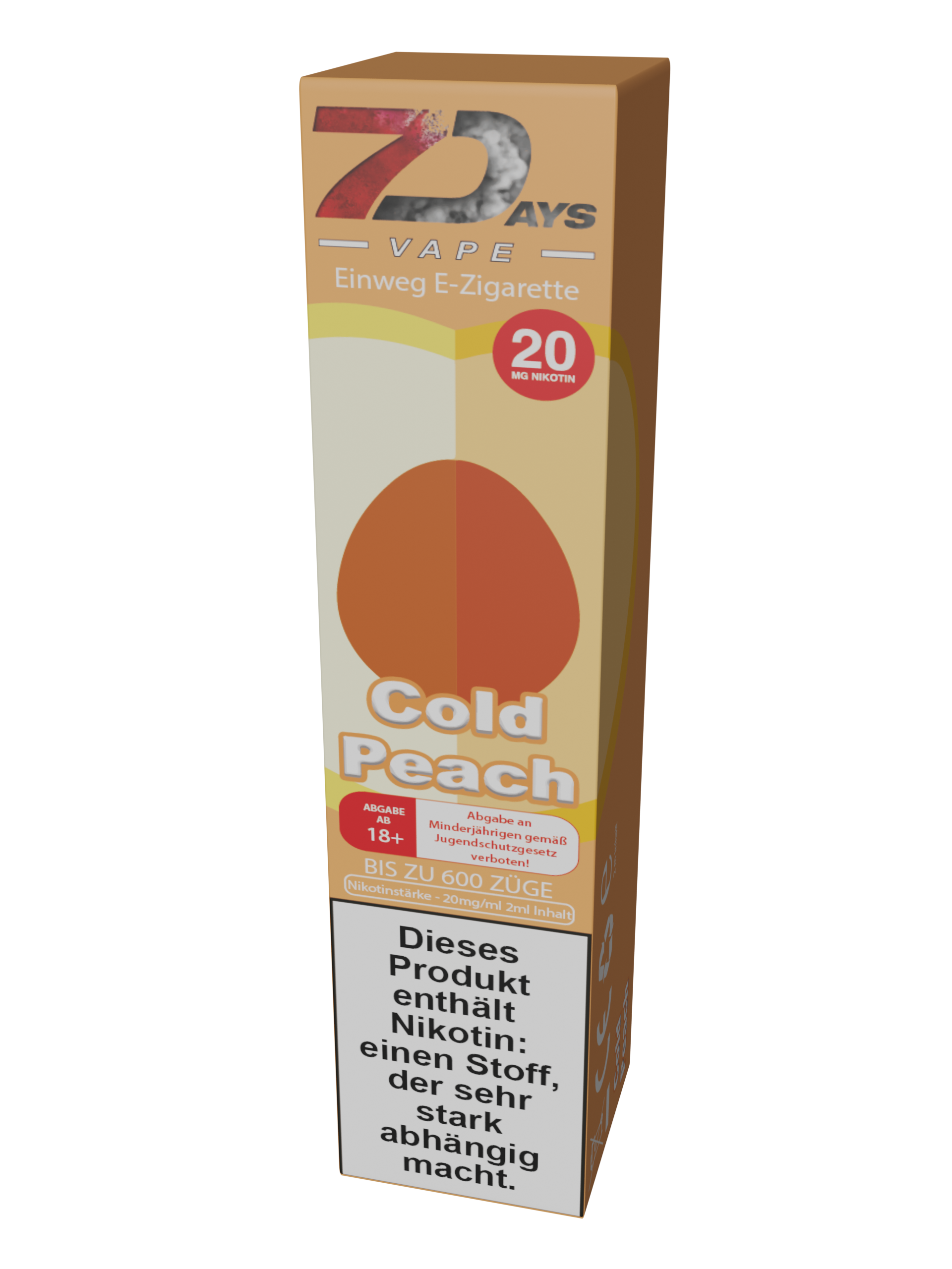 7Days Einweg Vape Cold Peach 7Days Einweg Vape Cold Peach