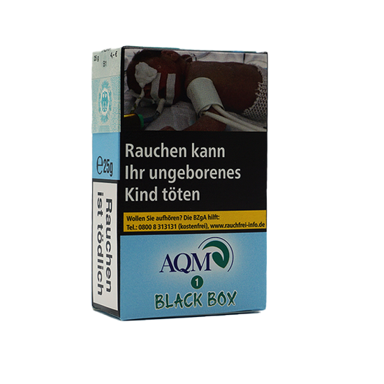 Aqua Mentha Tabak 25g Black Box Aqua Mentha Tabak 25g