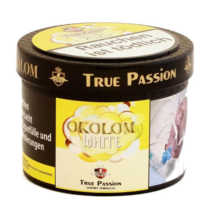 True Passion Tabak 200g Okolom White