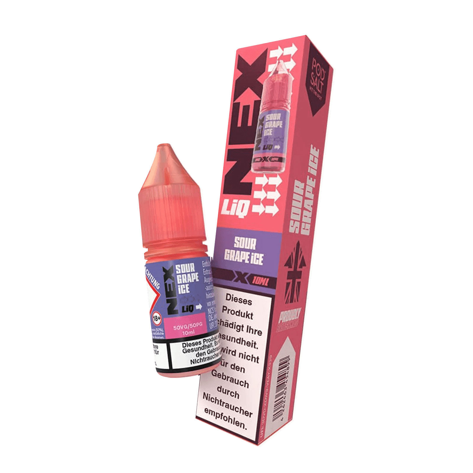 Nexliq Liquid 10 ml Nikotinsalz Sour Grape Ice-20mg
