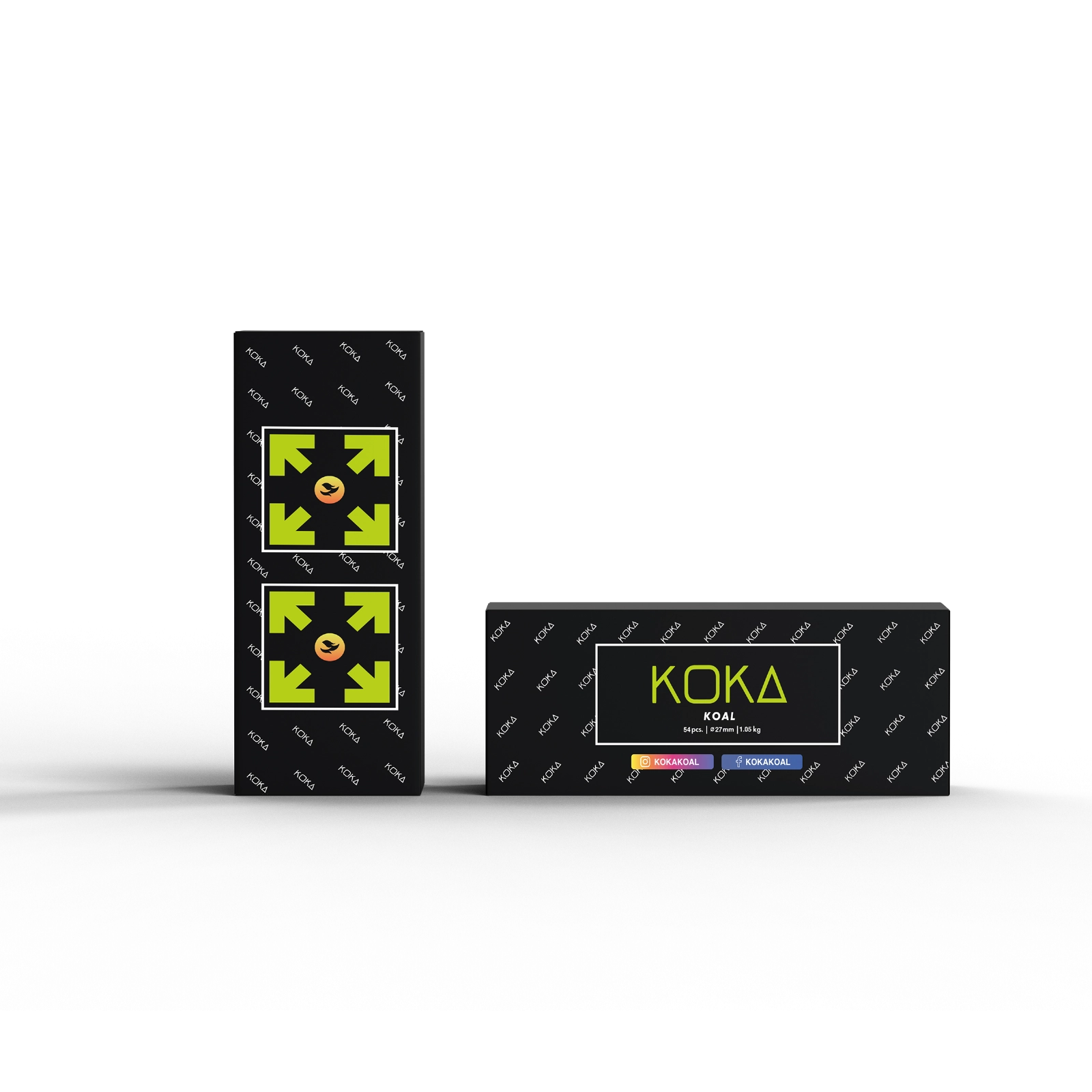 Koka Koal Naturkohle 27mm 1Kg