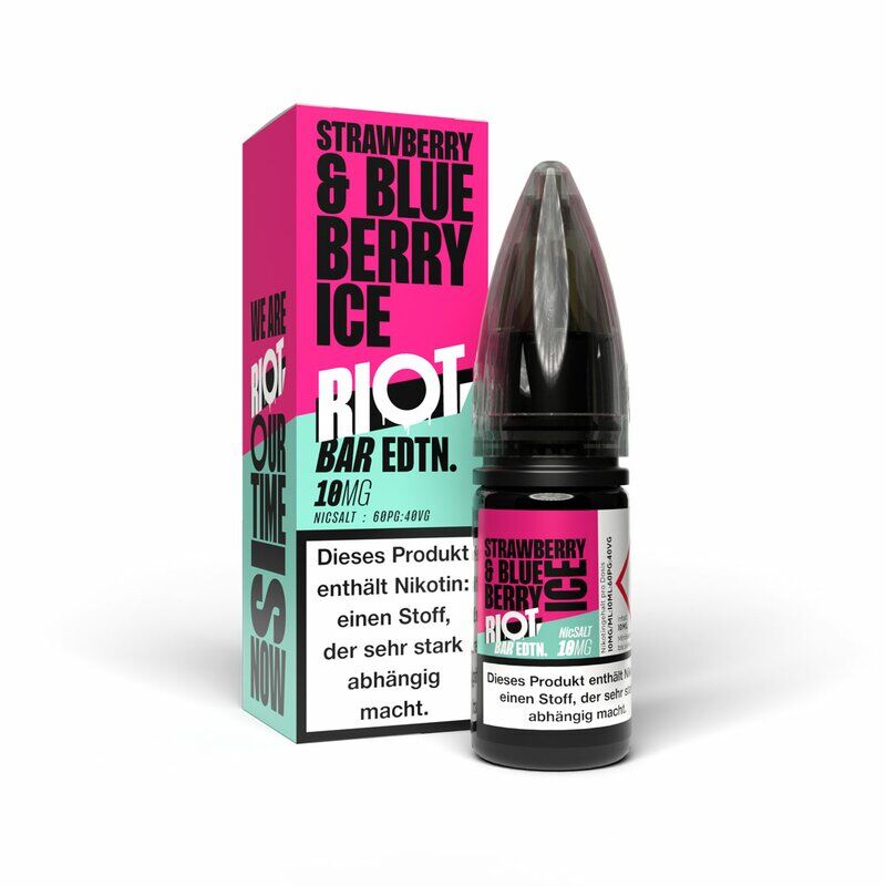 Riot Salt Bar Edition 10ml Strawberry Blueberry Ice 10 mg/ml