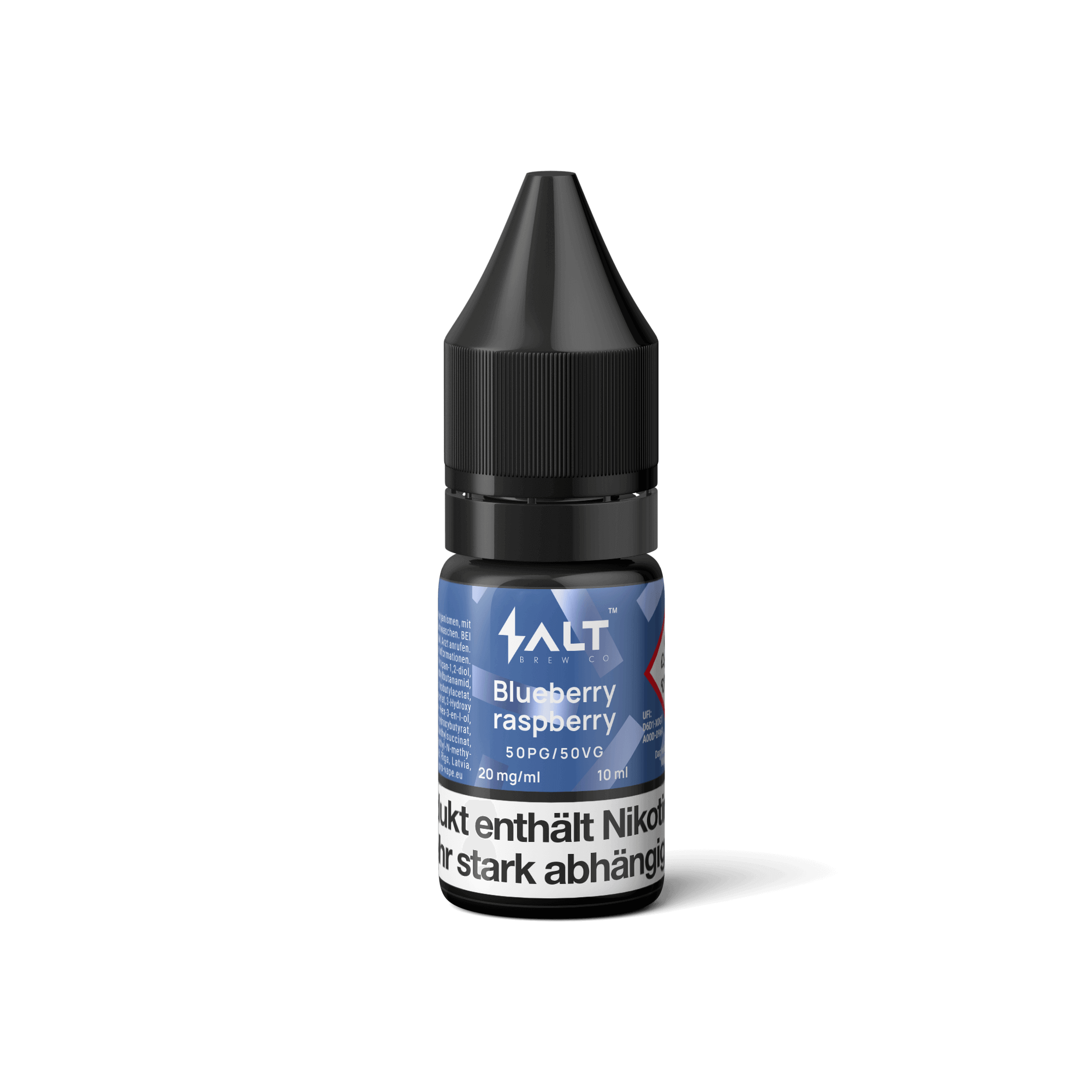 Salt Liquid Nikotinsalz 10ml 20mg Blueberry Rasbperry