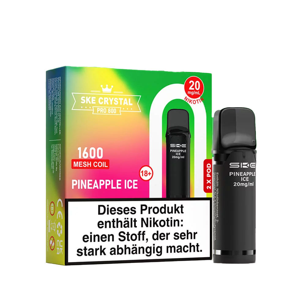 SKE Crystal Pods Pro 800 Pineapple Ice