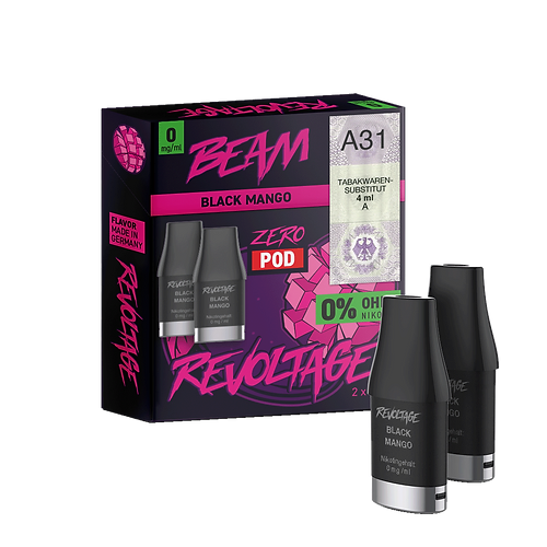 Revoltage Beam Pod 2er Black Mango 0 mg/ml