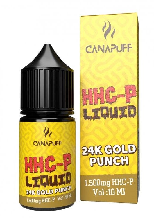 CanaPuff HHC-P Liquid 10ml 1500mg 24K Gold Punch