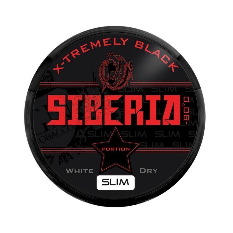 Siberia Snus Extremely Black Slim