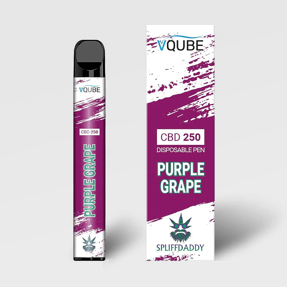 Vqube Spliffdaddy CBD 250 Purple Grape