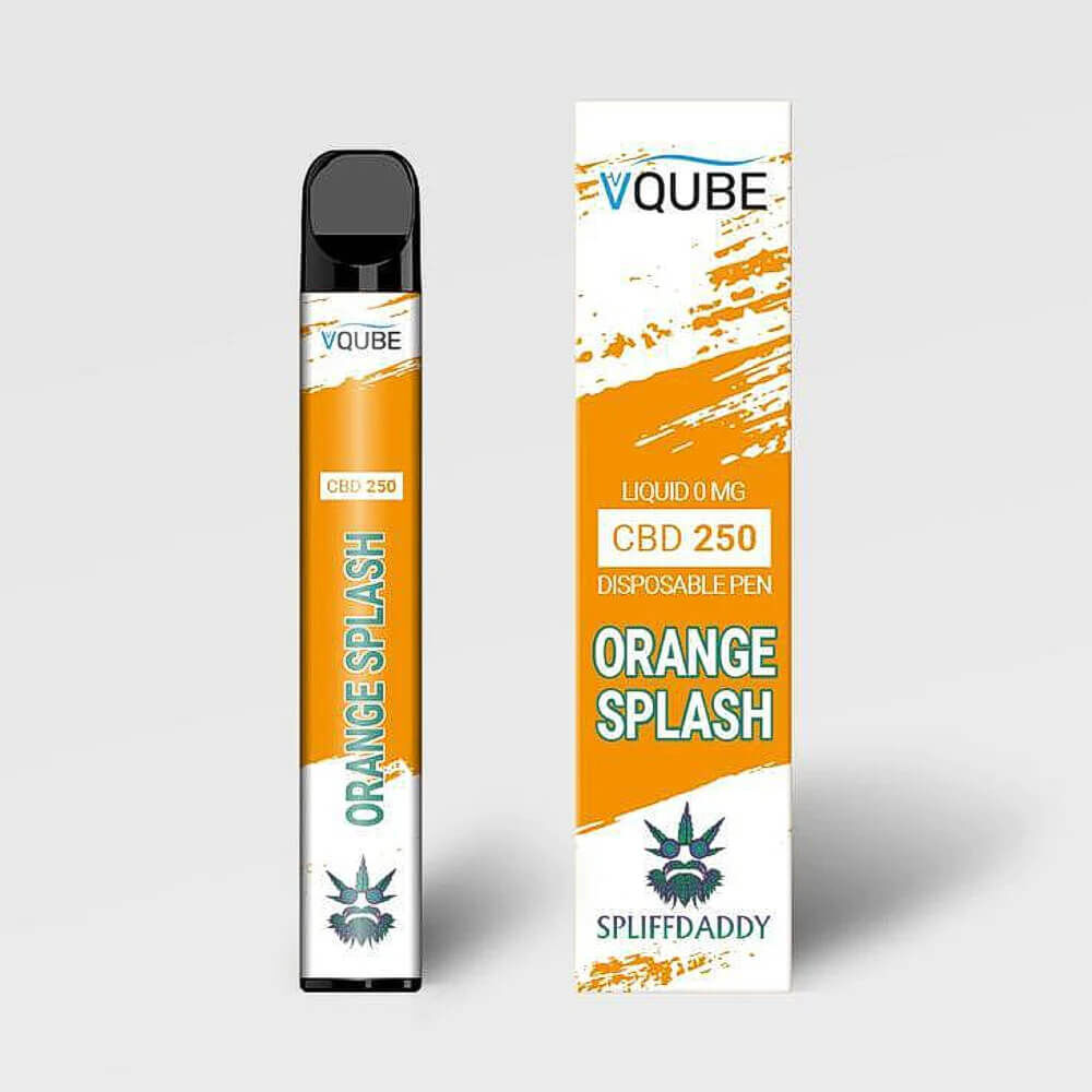 Vqube Spliffdaddy CBD 250 Orange Splash