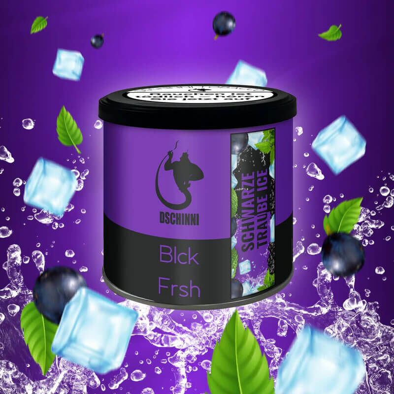 Dschinni Shisha Tabak 200g Black Fresh