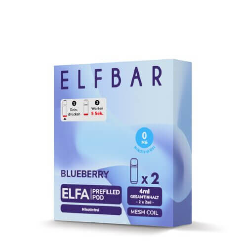 Elfbar Elfa Pods Nikotinfrei Blueberry