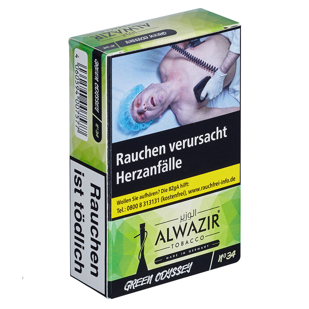 Al Wazir Tabak 20g No.34 Green Odyssey