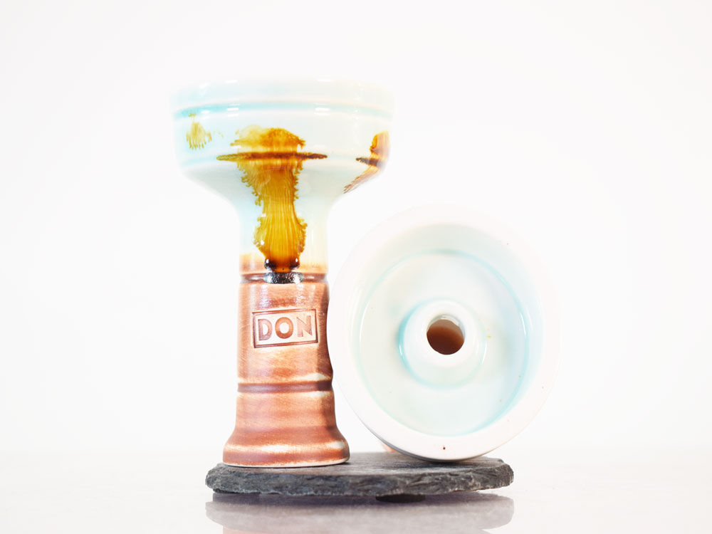 Don Hookah Phunnel Destiny White Brown Don Hookah Phunnel Destiny White Brown