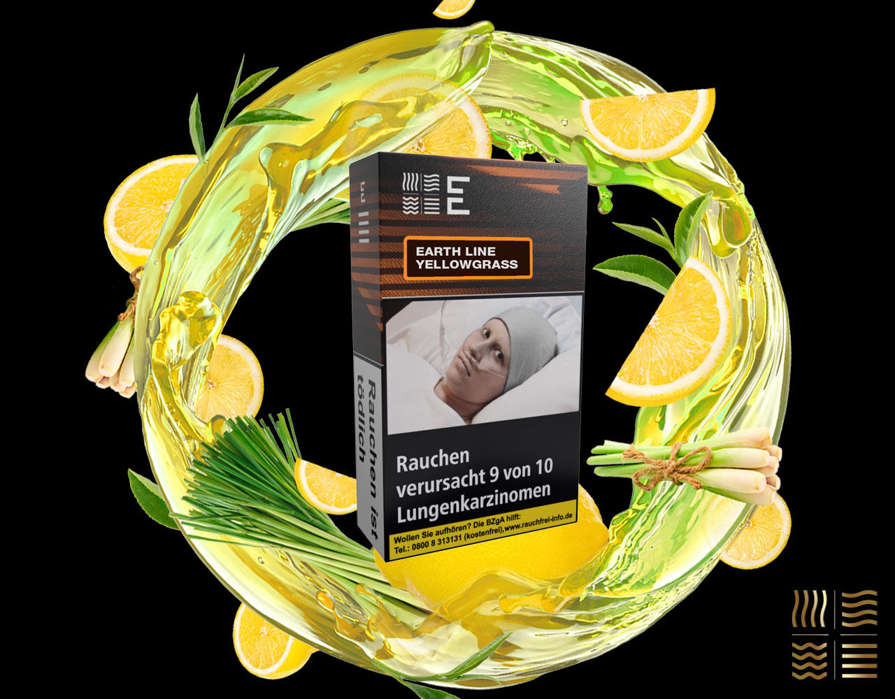 ELMNT Tabak 25g Earth Line Yellow Grass ELMNT Tabak 25g Earth Line Yellow Grass