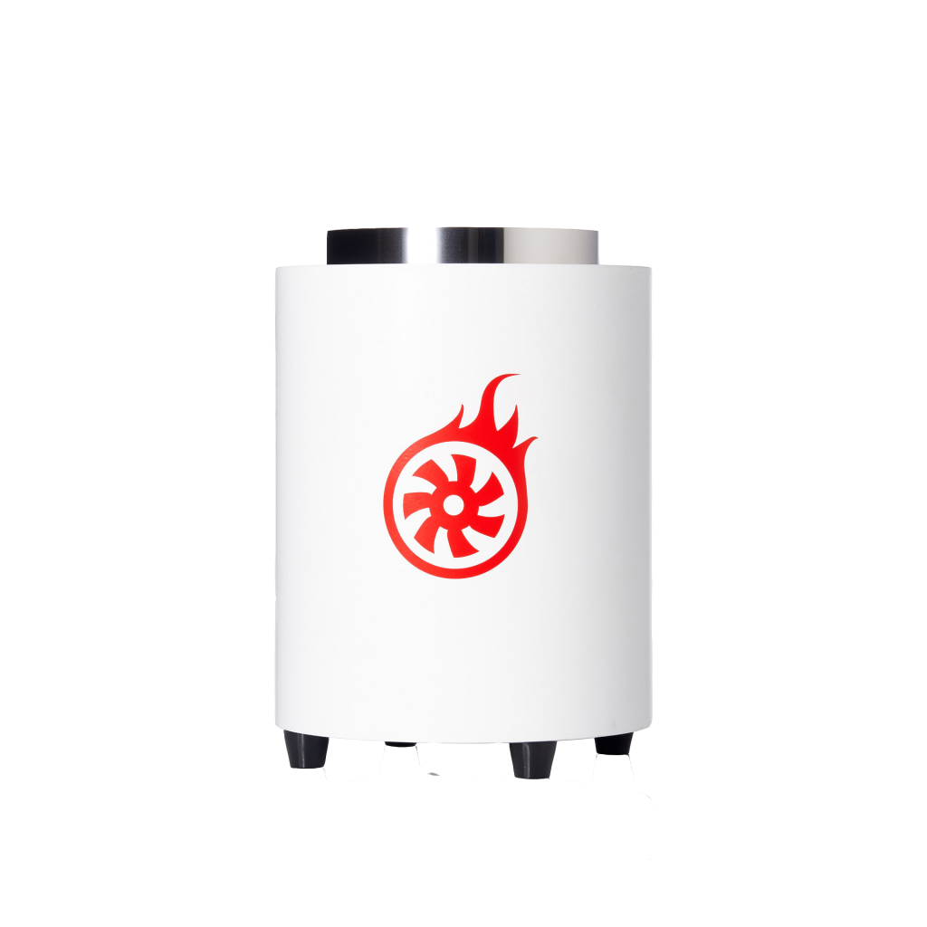 Shisha Turbine Next Magic Weiß mit rotem Kabel Shisha Turbine Next Magic Weiß mit rotem Kabel