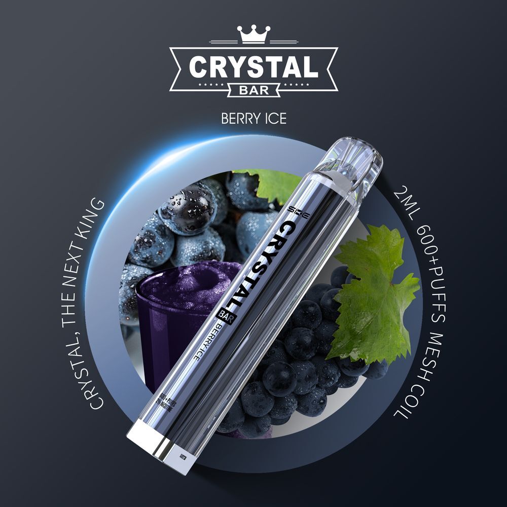 Crystal Bar SKE  600 Berry Ice