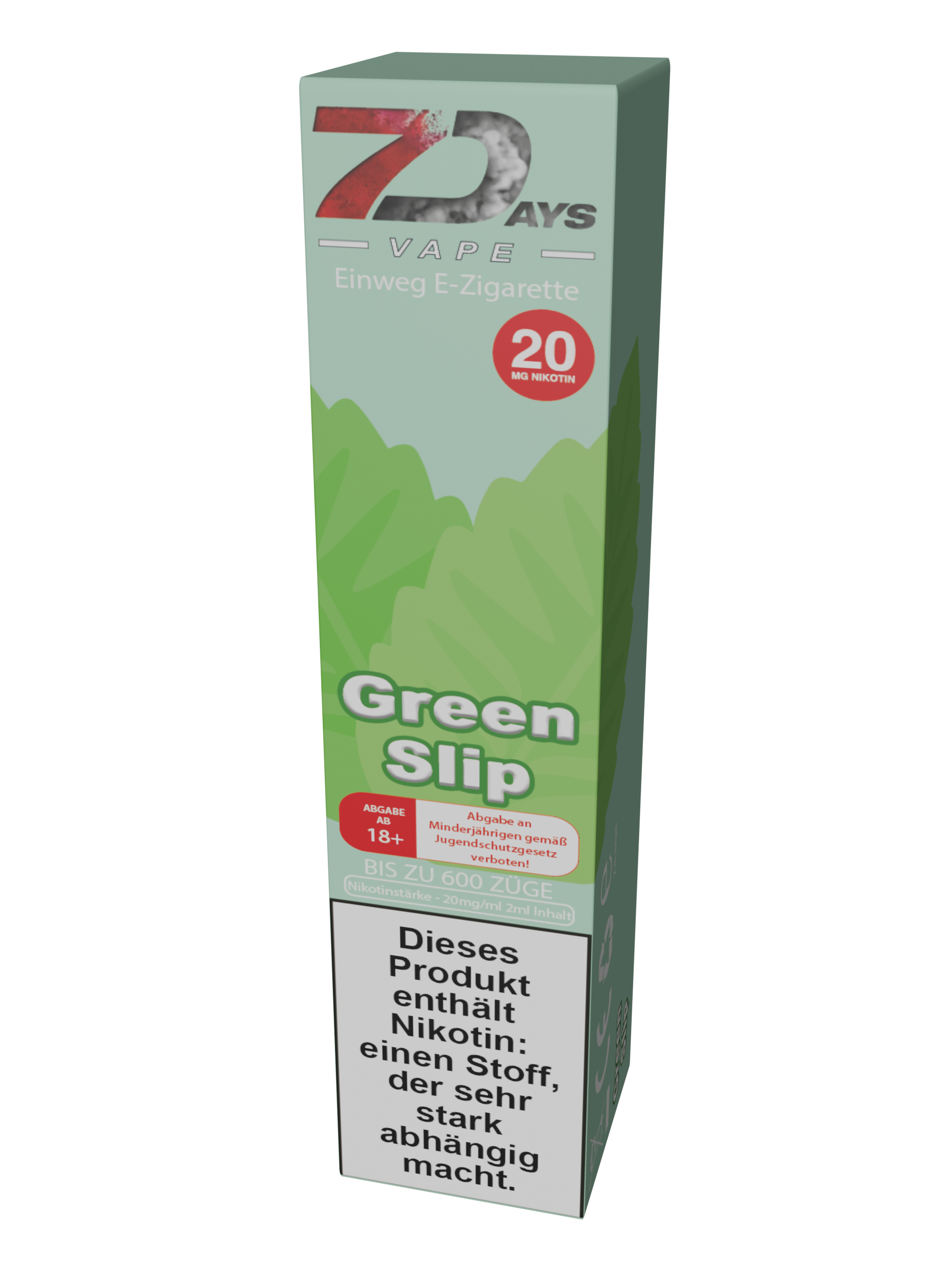 7Days Einweg Vape Green Slip