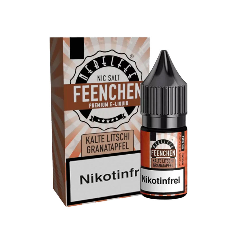Nebelfee Nikotinsalz Liquid Nikotinfrei Litschi Granat
