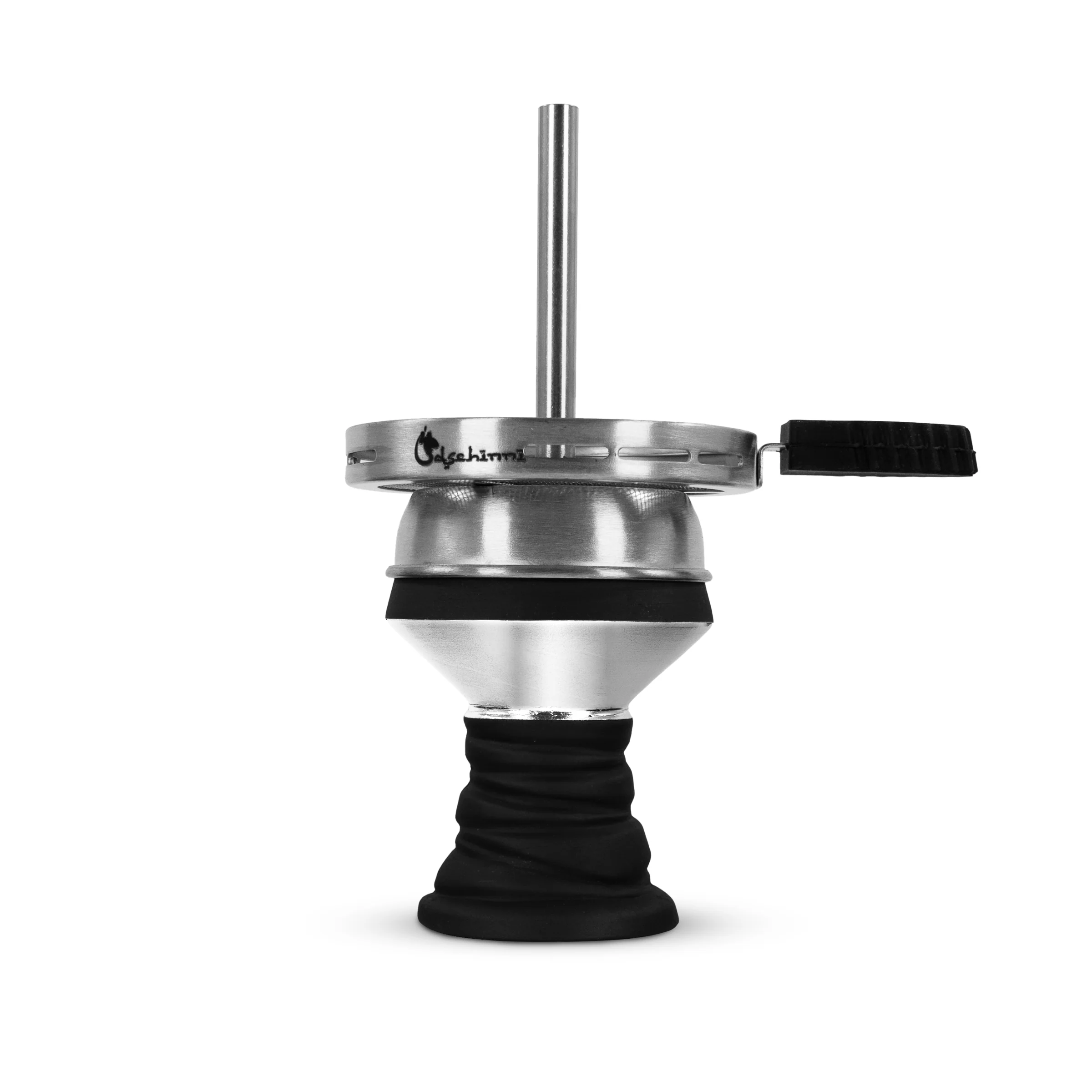 Steinkopf mit Kamin Silber