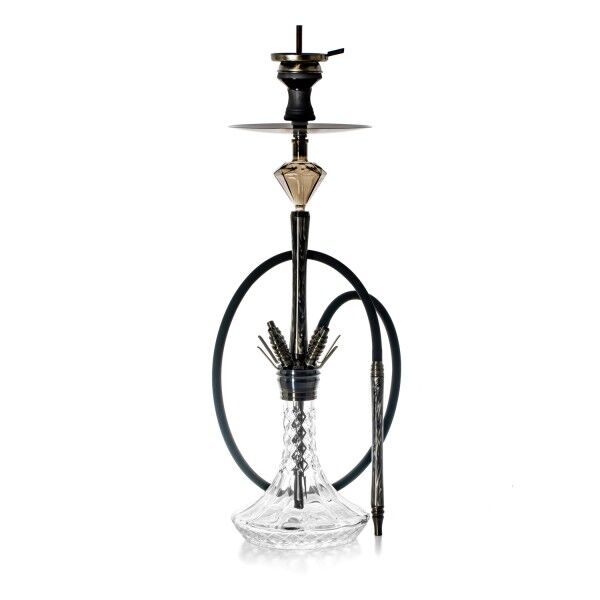 Camo Shisha CM Big SS Black Dignity Transparent