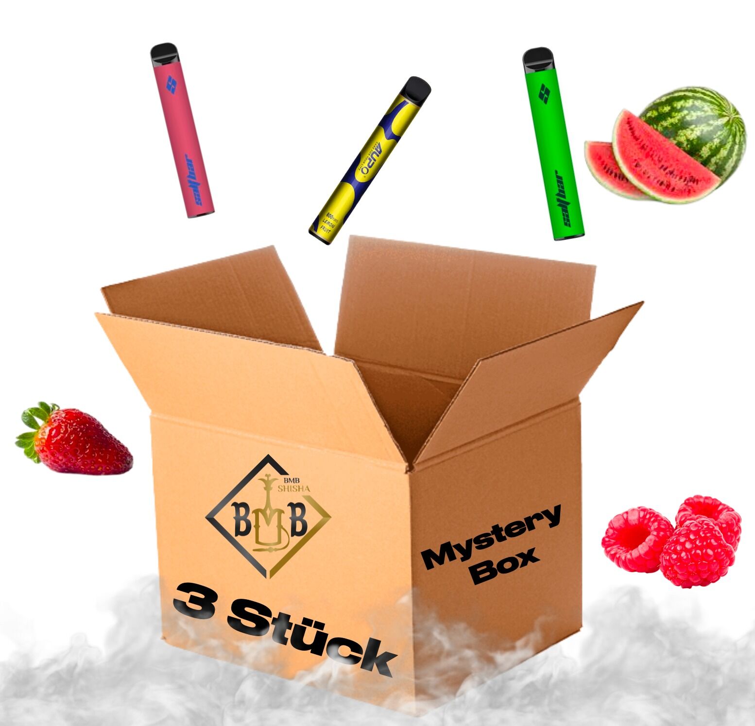 Einweg Vape Mystery Box 3 Stück