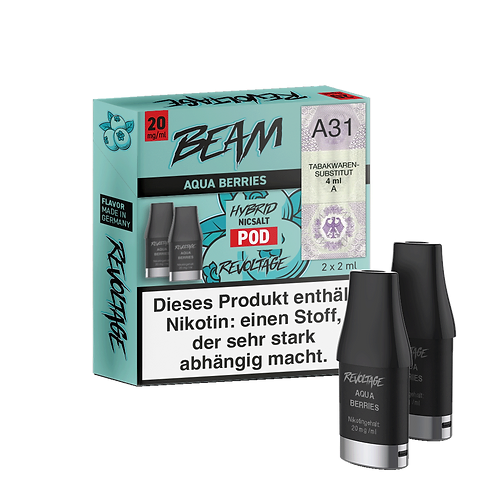 Revoltage Beam Pod 2er Aqua Berries 20 mg/ml Revoltage Beam Pod 2er Aqua Berries 20 mg/ml