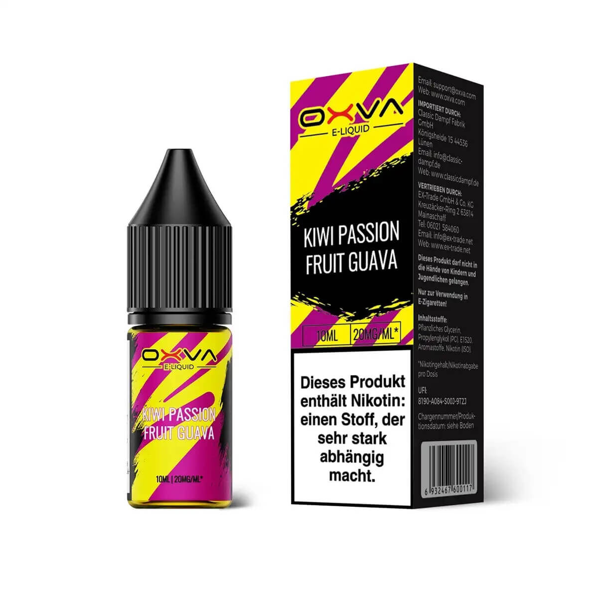 Oxva Liquid Nikotinsalz 10ml Passion Fruit Guave-20mg