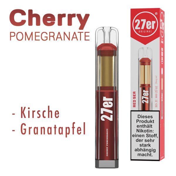 27er Einwegvape Cherry Pomegrante