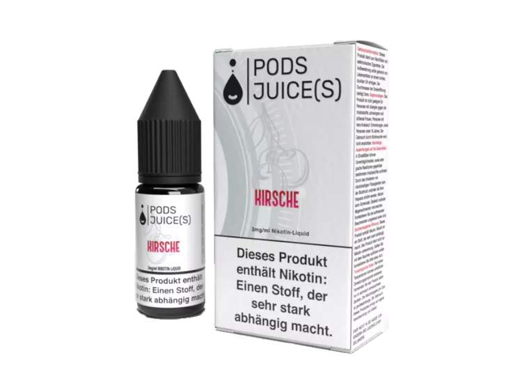 Pods Juice(s) 10ml Kirsche 3 mg/ml Pods Juice(s) 10ml