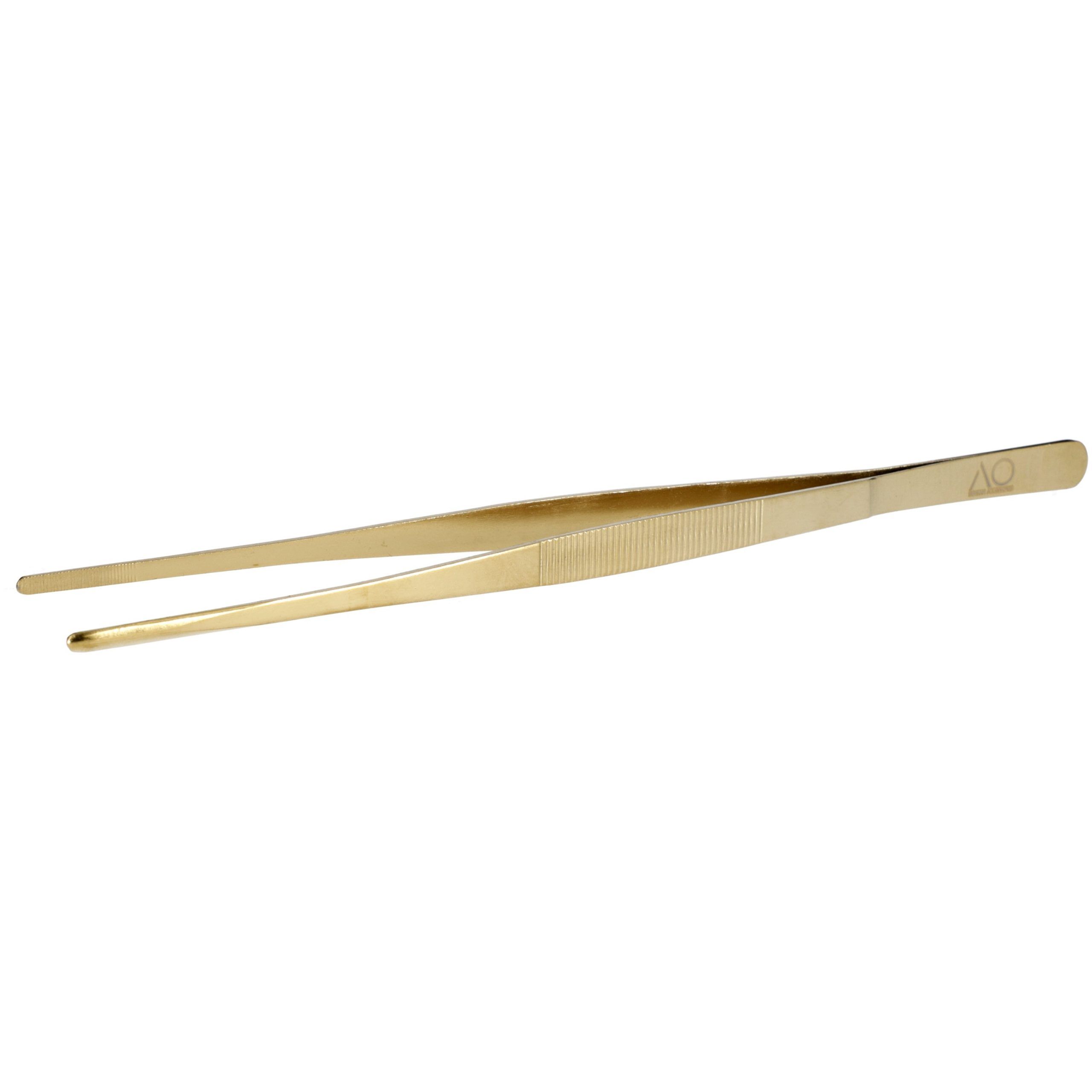 AO Kohlepinzette Edelstahl Gold 30cm AO Kohlepinzette Edelstahl Gold 30cm