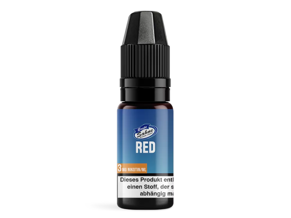 Erste Sahne Nikotinfrei Liquid 10ml Red