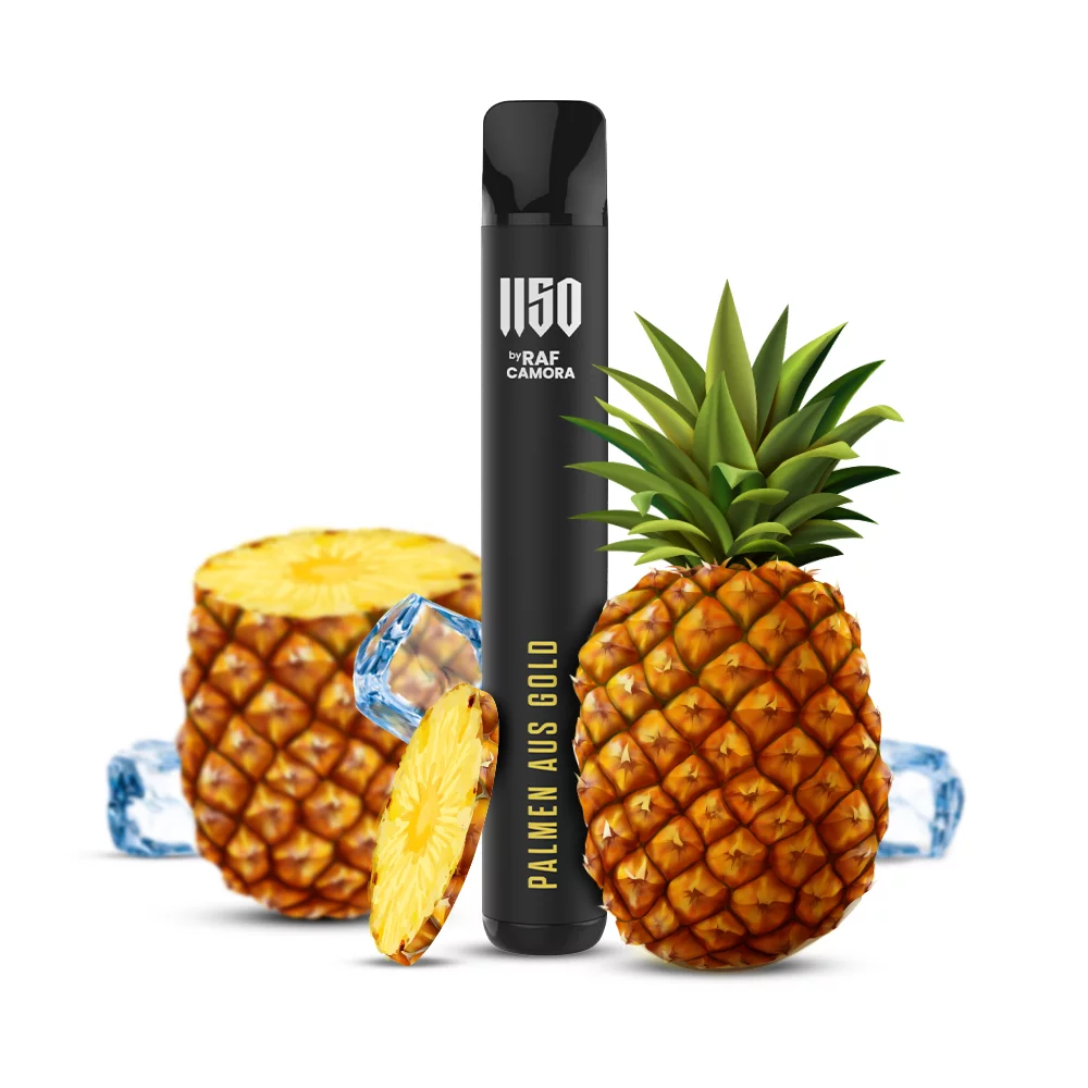 1150 RAF Camora Einweg Vape Palmen aus Gold 1150 RAF Camora Einweg Vape Palmen aus Gold