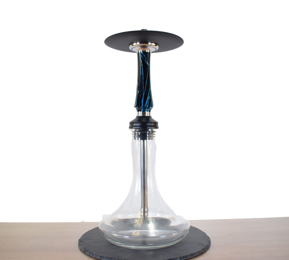 Voodoo Hookah Black Blue Voodoo Hookah Black Blue