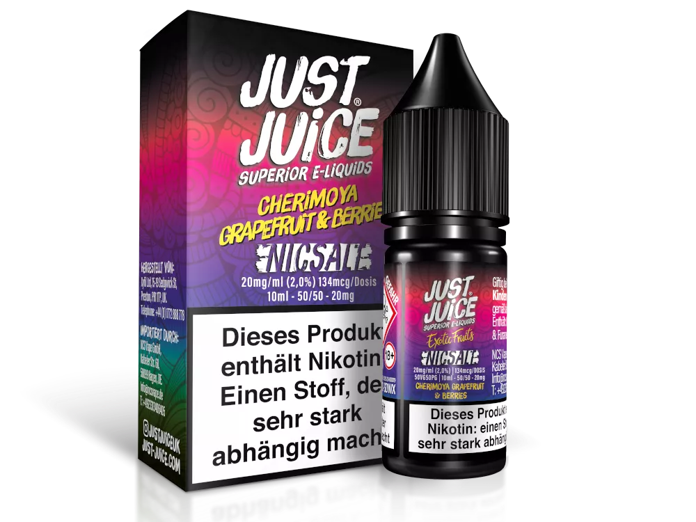 Just Juice Nikotinsalz 10ml Cherimoya Grapefruit & Berries 11 mg/ml