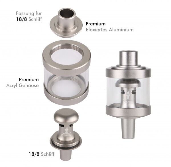 Camo Shisha Cm Big Alu Grey Camo Shisha Cm Big Alu Grey