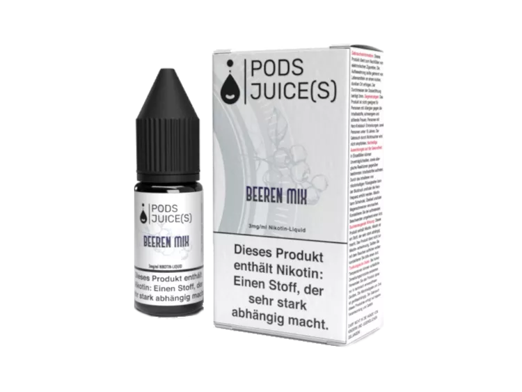 Pods Juice(s) 10ml Beeren Mix 3 mg/ml Pods Juice(s) 10ml