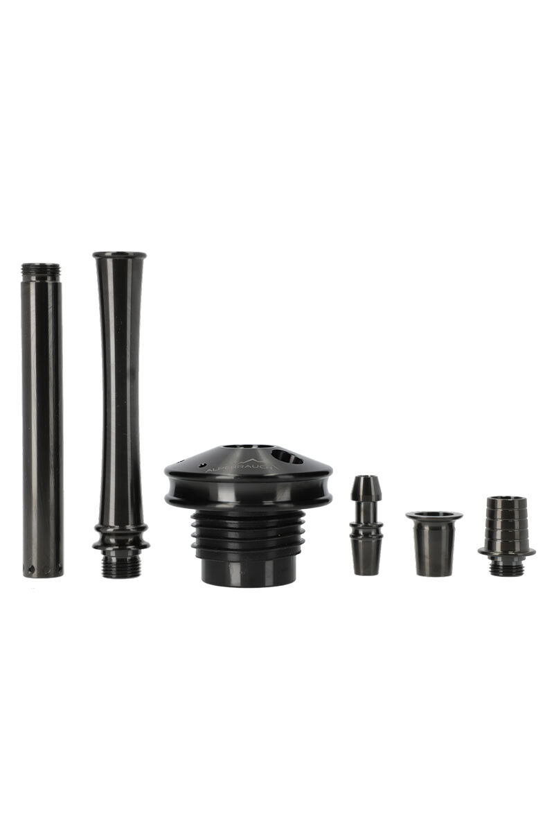 Alpenrauch Shisha Schwarz Waterdrop Rauchglas