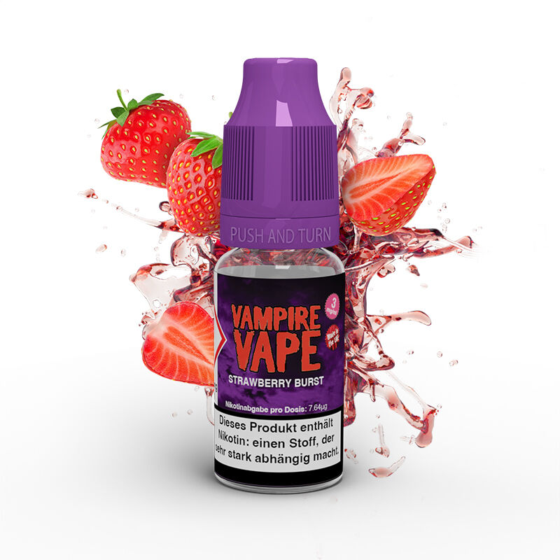 Vampire Vape Liquid 12mg Strawberry Brust Vampire Vape Liquid 12mg