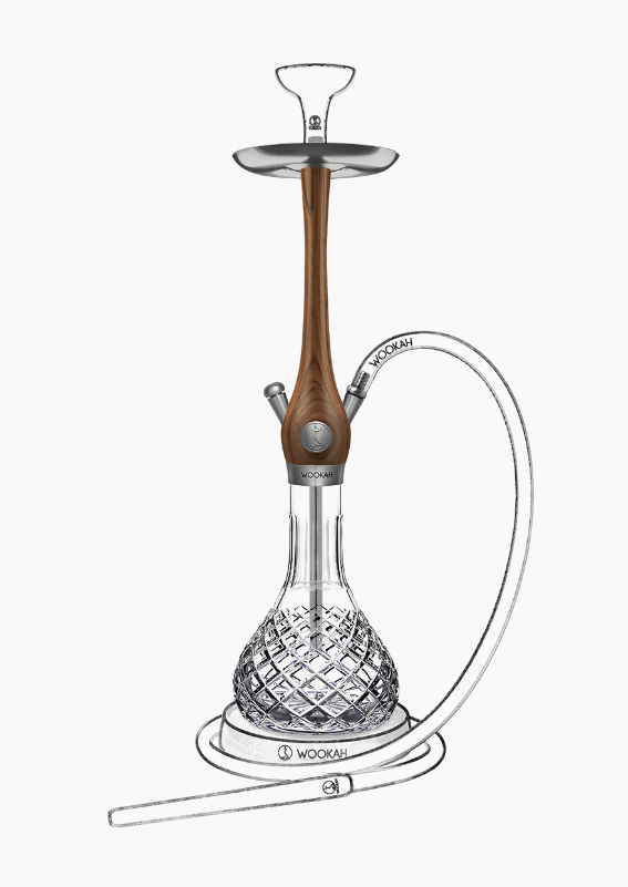 Wookah Shisha Walnut Check