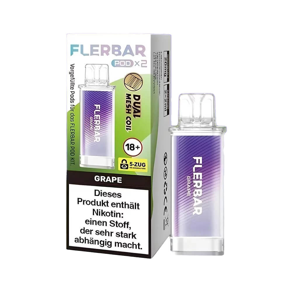 Flerbar Pods 20mg Grape