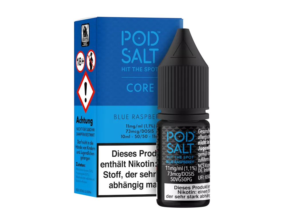 Pod Salt Nikotinsalz 10ml Blue Raspberry 20 mg Pod Salt Nikotinsalz 10ml Blue Raspberry 20 mg