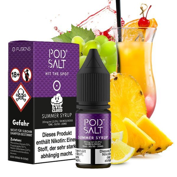 Pod Salt Nikotinsalz 10ml Summer Syrup 11 mg