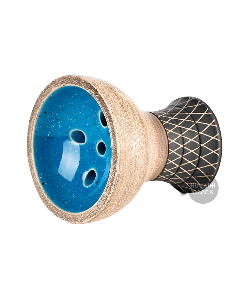 Alpha Hookah Turk Mehrloch Kopf Blue